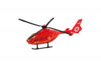 Vrtulník/Helikoptéra záchranných složek kov/plast 18cm 3 druhy v krabičce 26x10x5cm Teddies