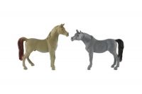 Kůň plast 13-15cm mix barev 12ks v boxu Teddies