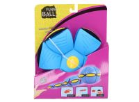 Flat Ball - Hoď disk, chyť míč! plast 22cm 4 barvy na kartě 22x27x5,5cm Wiky