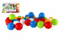 Míček/Míčky do hracích koutů 6cm barevný 100ks v plastové tašce 24m+