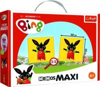 Pexeso Maxi Králíček Bing 24 kusů společenská hra v krabici 37x29x6cm 24m+ Trefl