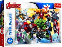 Puzzle Síla Avengers/Disney Marvel The Avengers 100 dílků 41x27,5cm v krabici 29x19x4cm Trefl