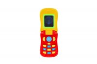 Telefon Mobil plast 6x17cm na baterie se zvukem se světlem 2 barvy na kartě 12m+ Teddies