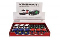 Auto Kinsmart 2019 Dodge RAM 1500 kov/plast 13cm 4 barvy na zpětné natažení 12ks v boxu Teddies