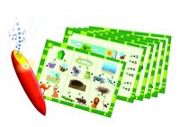 Malý objevitel Zvířata + kouzelná tužka edukační společenská hra v krabici 33x23x6cm Trefl