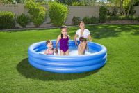Bazén dětský nafukovací 183x33cm 3 komory 3 barvy v krabici 30x24x7cm 2+ Teddies