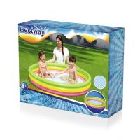 Bazén dětský nafukovací barevný 152x30cm v krabici 30x24x7cm 2+ Teddies