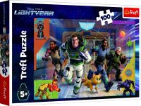 Puzzle Buzz Lightyear/Buzz Rakeťák 100 dílků 41x27,5cm v krabici 29x19x4cm Trefl