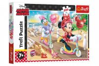 Puzzle Minnie na pláži/Disney Minnie 200 dílků 48x34cm v krabici 33x23x4cm