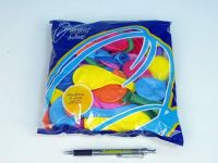 Balonek nafukovací 8" pastelové 100ks v sáčku karneval Smart Balloons