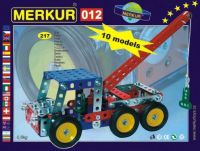 Stavebnice MERKUR 012 Odtahové vozidlo 10 modelů 217ks v krabici 26x18x5cm Merkur Toys
