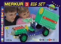 Stavebnice MERKUR 3 30 modelů 307ks v krabici 36x26,5x5,5cm Merkur Toys