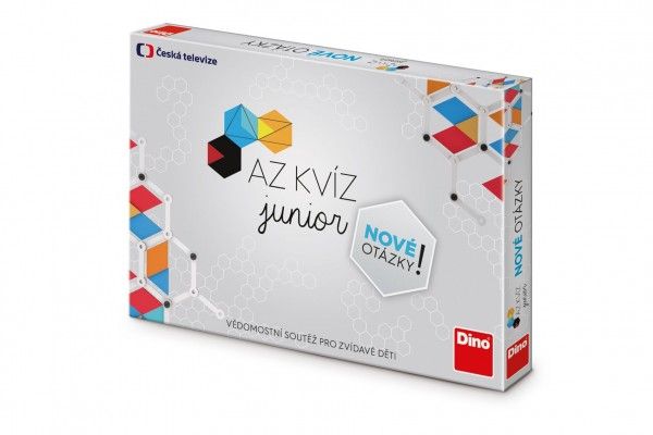 AZ Kvíz Junior Nové otázky společenská hra v krabici 33,5x23x4cm Dino