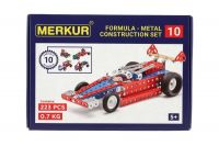 Stavebnice MERKUR 010 Formule 10 modelů 223ks v krabici 26x18x5cm Merkur Toys