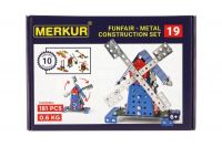Stavebnice MERKUR 019 Mlýn 10 modelů 182ks v krabici 26x18x5cm Merkur Toys
