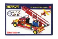 Stavebnice MERKUR 7 100 modelů 1124ks 4 vrstvy v krabici 54x36x6cm Merkur Toys