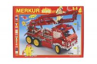 Stavebnice MERKUR FIRE Set 20 modelů 708ks 2 vrstvy v krabici 36x27x5,5cm Merkur Toys