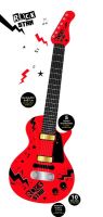 Kytara elektrická ROCK STAR plast 58cm na baterie se zvukem, světlem v krabici 24x62x5,5cm Teddies