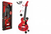 Kytara elektrická ROCK STAR plast 58cm na baterie se zvukem, světlem v krabici 24x62x5,5cm Teddies