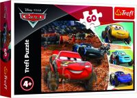 Puzzle Disney Cars 3/McQueen s přáteli 33x22cm 60 dílků v krabici 21x14x4cm Trefl