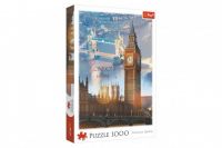 Puzzle Londýn o soumraku 1000 dílků 48x68,3cm v krabici 27x40x6cm Trefl