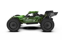 Auto RC buggy plast 22cm stavebnice 24MHz na baterie zelené v krabici 34x25x7cm Teddies