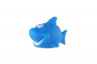 Žralok zvířátko svítící ve vodě plast 6cm na baterie 2 barvy 24ks v boxu Teddies