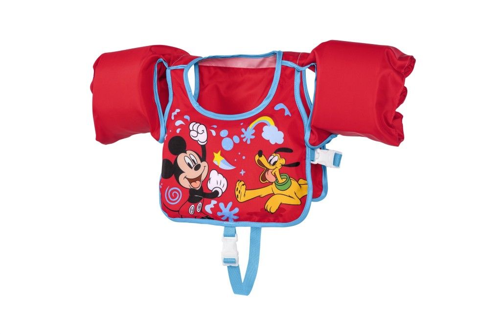 Vesta s rukávy plovací Mickey Mouse pro děti od 3-6 let Bestway