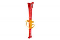 Dětské lyže s hůlkami plast/kov 76cm červené Teddies