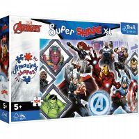 Puzzle 104 XL Super Shape Vaši oblíbení Avengers/The Avengers 60x40cm v krabici 40x27x6cm Trefl