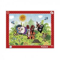 Puzzle deskové Krtek a kapela 29x37cm 40 dílků ve fólii Dino