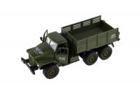 Auto vojenské nákladní plast 17cm na volný chod v krabičce 20x10x7cm Teddies