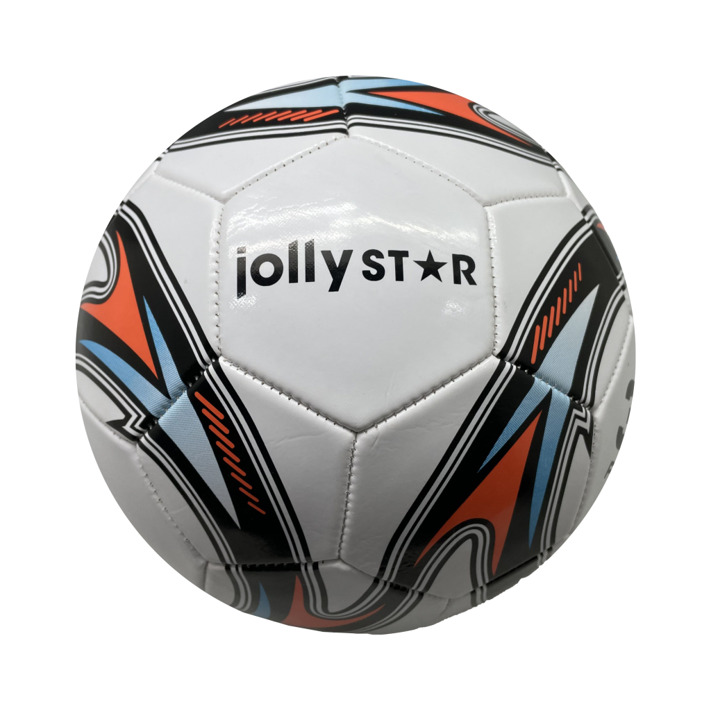 Míč kožený fotbalový Jolly Star Champion velikost č. 5 Alltoys