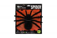 Pavouk velký plyš 21x15cm na kartě karneval Teddies