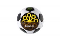 Bublifuk fotbalový míč s náplní plast 11cm na baterie v krabičce 13x14x13cm Teddies