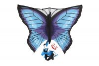 Drak létající motýl nylon 100x70cm v látkovém sáčku 11x58x2cm Teddies