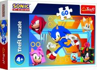 Puzzle Sonic v akci/Sonic The Hedgehog 33x22cm 60 dílků v krabici 21x14x4cm Trefl
