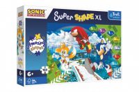 Puzzle Šťastný Sonic/Sonic The Hedgehog 160 XL Super Shape 60x40cm v krabici 40x27x6cm Trefl
