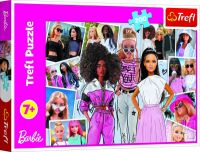 Puzzle Ve světě Barbie 200 dílků 48x34cm v krabici 33x23x4cm Trefl