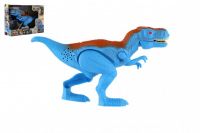 Dinosaurus T-Rex plast 18cm na baterie se zvukem se světlem v krabici 21x15x6,5cm Teddies