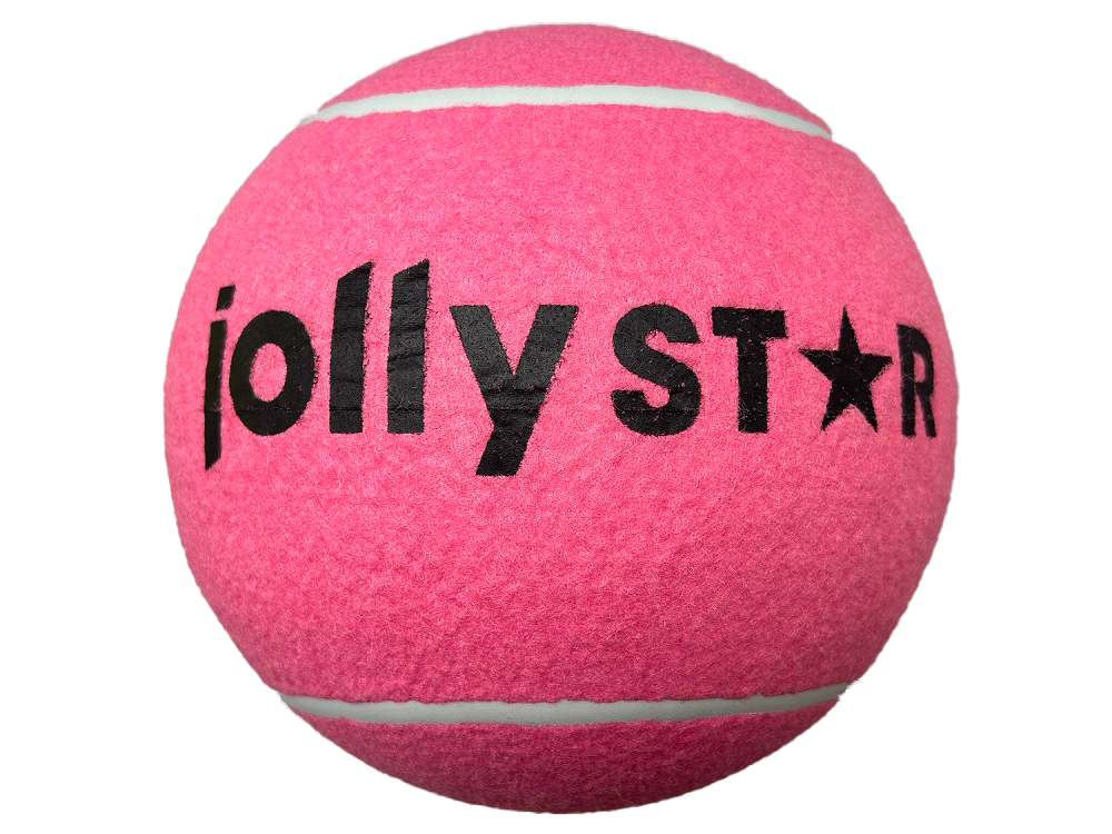 Tenisový míček XXL JollyStar 23 cm růžový Alltoys