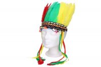 Indiánská čelenka 20x25cm v sáčku karneval Wiky