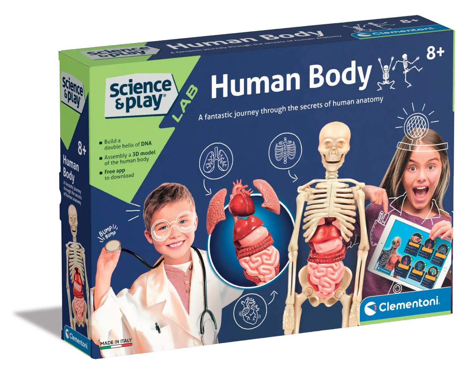 Dětská laboratoř - lidské tělo Clementoni