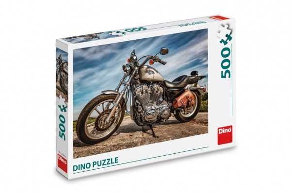 Puzzle Harley Davidson 47x33cm 500 dílků v krabici 34x23x3,5cm Dino