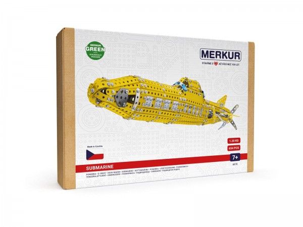 Stavebnice MERKUR Ponorka 658ks v krabici 33x23x5,5cm Merkur Toys