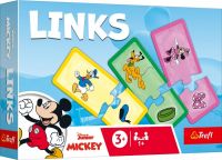 Hra Links skládanka Mickey Mouse a přátelé 14 párů vzdělávací hra v krabici 21x14x4cm Trefl