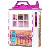 Barbie restaurace s doplňky plast v krabici 46x32x14cm Teddies