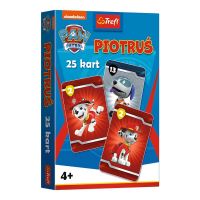Černý Petr Tlapková patrola/Paw Patrol společenská hra - karty v krabičce 6x9x1cm 20ks v boxu Trefl