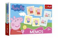 Pexeso papírové Prasátko Peppa/Peppa Pig společenská hra 30 kusů v krabici 21x14x4cm Trefl