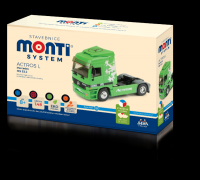 Stavebnice Monti System MS 53.2 Actros L (zelený) 1:48 v krabici 22x15x6cm SEVA